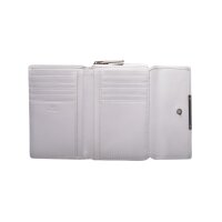 Maitre Damen Portemonnaie Kombibörse mit Druckknopf Leder light grey