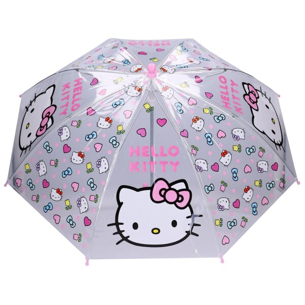 Vadobag Kinderschirm Regenschirm Hello Kitty Rainy Days