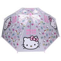 Vadobag Kinderschirm Regenschirm Hello Kitty Rainy Days