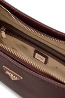 GUESS HWZG9672180 NOELLE II TOP ZIP SHOULDER BAG burgundy