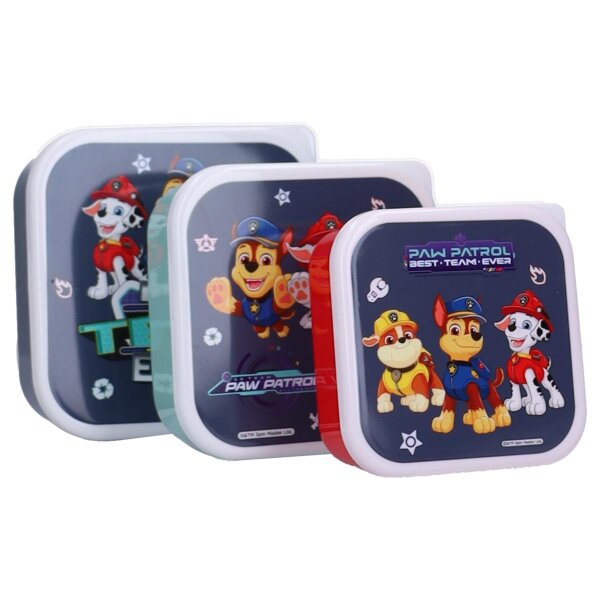 Vadobag Snackbox 3 tlg. Brotboxen Paw Patrol Fresh Bites