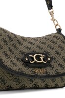 GUESS HWJT2313190 SAMANTHA FLAP SHOULDER BAG Damen Handtasche black logo