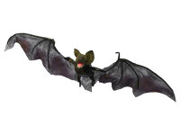G&M GmbH "Halloween" 09036 LED Deko Figuren Halloween "Hanging Bat" mit Sound