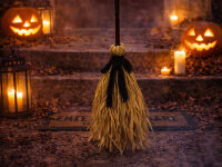 G&M GmbH "Halloween" 09052 Deko Figuren Halloween "Walking Broom mit Sound"