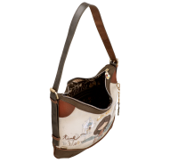 Anekke Tulip Schultertasche Banane 43702-175-braun / beige