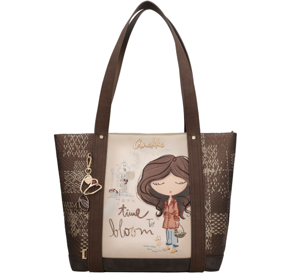 Anekke Tulip Shopper Tote Bag 43702-272-braun / beige