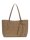 GUESS HWLG9648240 BRENTON TOP ZIP TOTE Woman latte logo