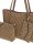 GUESS HWLG9648240 BRENTON TOP ZIP TOTE Woman latte logo