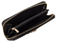 GUESS Samantha SWJT2313146 SLG Zip Around Wallet Damen Geldbörse black logo