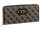 GUESS Samantha SWJT2313146 SLG Zip Around Wallet Damen Geldbörse black logo