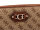 GUESS Samantha SLG Zip Around Wallet Damen Geldbörse Latte Logo Brown