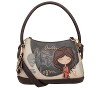 Anekke Tulip Schultertasche Umhängetasche 43703-446-braun / beige