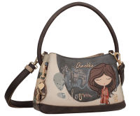 Anekke Tulip Schultertasche Umhängetasche 43703-446-braun / beige
