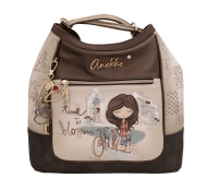 Anekke Tulip 2-in-1 Schultertasche & Rucksack...