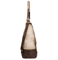 Anekke Tulip 2-in-1 Schultertasche & Rucksack 43705-172-braun / beige