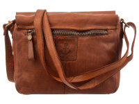 Harbour 2nd UP.15099 Laurel Damen Umhängetasche Leder  Crossbody Bag cognac