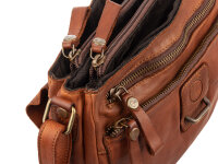 Harbour 2nd UP.15099 Laurel Damen Umhängetasche Leder  Crossbody Bag cognac