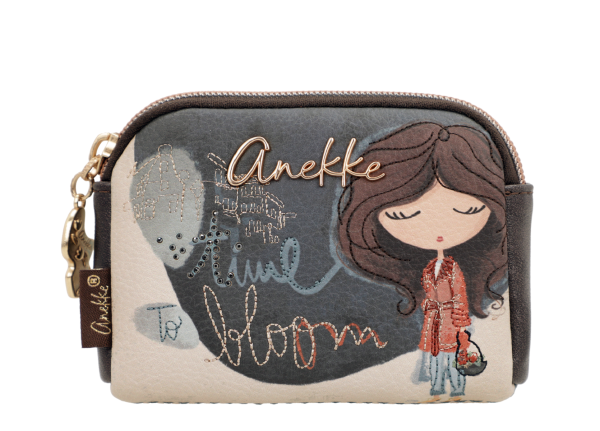 Anekke Tulip Coin Purse Schlüsseltasche 43709-018-blau / beige