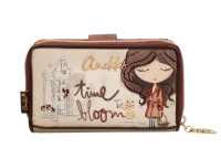 Anekke Tulip RFID mittelgroße Geldbörse 43709-909-braun / beige