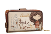 Anekke Tulip RFID mittelgroße Geldbörse 43709-909-braun / beige