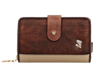 Anekke Tulip RFID mittelgroße Geldbörse 43709-909-braun / beige