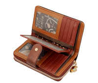 Anekke Tulip RFID mittelgroße Geldbörse 43709-909-braun / beige