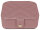 Joiessé Schmuckdose klein 5011 Lederimitat essentials Deckel abgesteppt 01 rose
