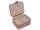 Joiessé Schmuckdose klein 5011 Lederimitat essentials Deckel abgesteppt 01 rose