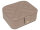 Joiessé Schmuckdose klein 5011 Lederimitat essentials Deckel abgesteppt 12 beige
