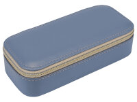 Joiessé Kleines Reißverschluss-Etui 5020 Lederimitat essentials 05 blau