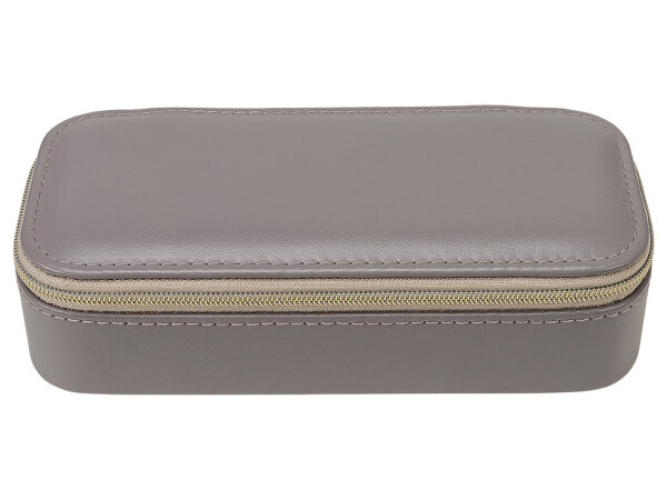 Joiessé Kleines Reißverschluss-Etui 5020 Lederimitat essentials 07 grau