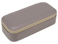 Joiessé Kleines Reißverschluss-Etui 5020 Lederimitat essentials 07 grau