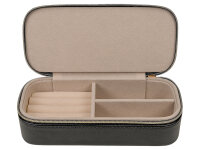 Joiessé Kleines Reißverschluss-Etui 5020 Lederimitat essentials 08 schwarz