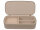 Joiessé Kleines Reißverschluss-Etui 5021 Lederimitat essentials Deckel abgesteppt 12 beige