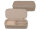 Joiessé Kleines Reißverschluss-Etui 5021 Lederimitat essentials Deckel abgesteppt 12 beige