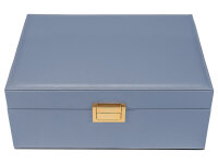 Joiessé Charmbox groß mit Einsatz 5040 Lederimitat essentials 05 blau