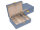 Joiessé Charmbox groß mit Einsatz 5040 Lederimitat essentials 05 blau