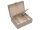 Joiessé Charmbox groß mit Einsatz 5041 Lederimitat essentials Deckel abgesteppt 12 beige