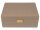 Joiessé Charmbox groß mit Einsatz 5041 Lederimitat essentials Deckel abgesteppt 12 beige