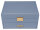 Joiessé Schmuckkoffer mit Reiseetui 5050 Lederimitat essentials 05 blau