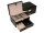 Joiessé Schmuckkoffer mit Reiseetui 5050 Lederimitat essentials 08 schwarz