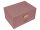 Joiessé Schmuckkoffer mit Reiseetui 5051 Lederimitat essentials Deckel abgesteppt 01 rose
