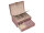 Joiessé Schmuckkoffer mit Reiseetui 5051 Lederimitat essentials Deckel abgesteppt 01 rose