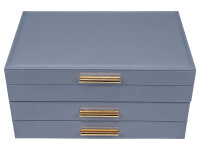 Joiessé Schmuckkoffer 5060 Lederimitat essentials 05 blau