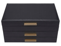 Joiessé Schmuckkoffer 5060 Lederimitat essentials 08 schwarz