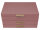 Joiessé Schmuckkoffer 5061 Lederimitat essentials Deckel abgesteppt 01 rose