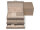 Joiessé Schmuckkoffer 5061 Lederimitat essentials Deckel abgesteppt 12 beige