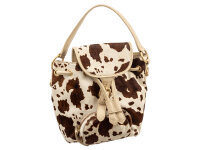 Harbour 2nd FL.15058 Sakari Damen-Cityrucksack FashionLights Felloptik Leder cow brown