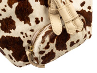 Harbour 2nd FL.15058 Sakari Damen-Cityrucksack FashionLights Felloptik Leder cow brown