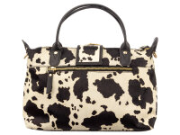 Harbour 2nd FL.15126 Enola FashionLights Damen Griff-Handtasche Felloptik Leder cow black